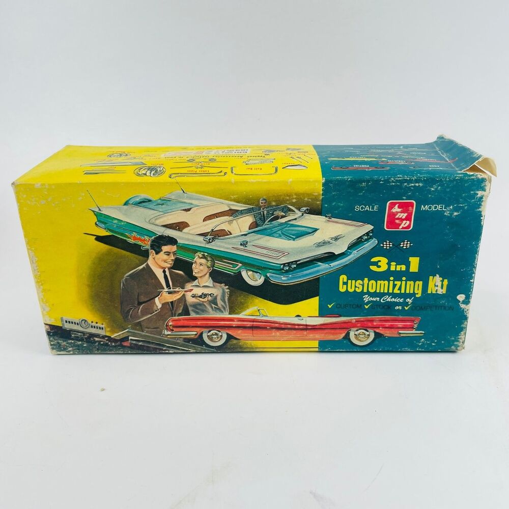 SMP 3-in-1 Customizing Kit 1959 Chevrolet Corvette Model Car VTG EMPTY BOX ONLY